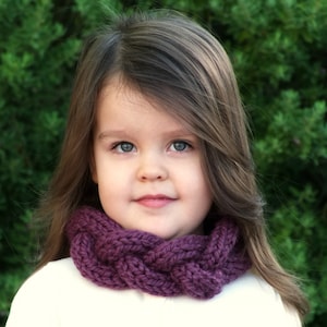 Knitting PATTERN-The Rapunzel Cowl (Baby,Toddler,Child,Adult sizes)