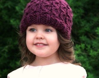 Knitting Pattern - The Esilia Hat (Baby, Toddler, Adult sizes)