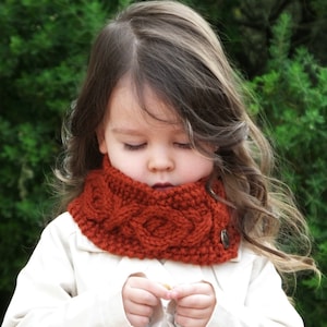 Knitting Pattern-The Autumn Cowl (Baby, Toddler, Child sizes)