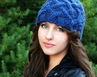 Knitting PATTERN-The Celtic Cable Beanie