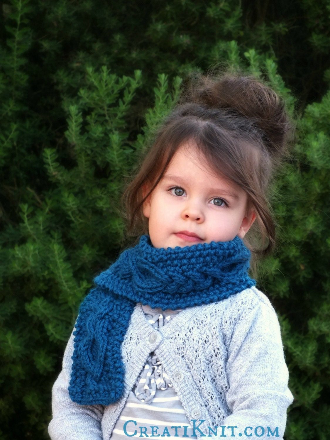 Knitting PATTERN the Calliope Scarf baby Toddler Child Etsy