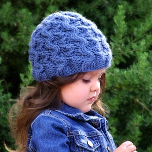Knitting Pattern-The Calypso Hat (Infant, Baby, Toddler, Child, Adult sizes) Part of the Elements Collection