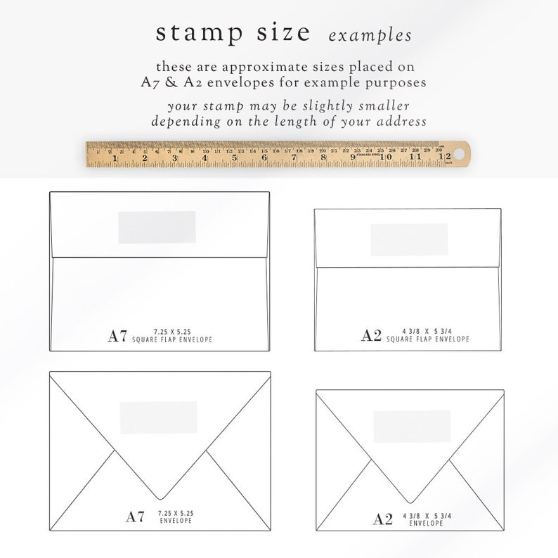 Return Address Stamp, Custom Return Address Stamp, Self Ink Return Address stamp, Wedding Stamp, Calligraphy Bartnett N2039 image 8