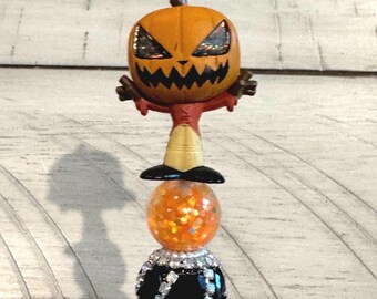 Scary Pumpkin Jack Skellington Beaded Pen
