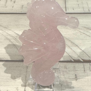 Rose Quartz Seahorse