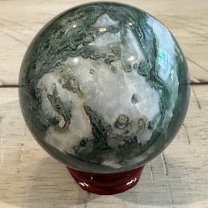 Moss Agate Sphere