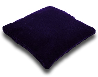 Dark Purple Velvet Crystal Pillow Sphere or Point Display Stand, 4 Sizes, 3.0 thru 5.5 Inch