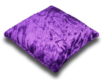 Purple Crushed Velvet Crystal Pillow Sphere or Point Display Stand, 4 Sizes, 3.0 thru 5.5 Inch