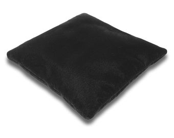 Black Velvet Tiara & Crown Display Pillow, 'Bean Bag' Support, 3 Sizes, 5.5 Thru 7.5 Inch, TPV3