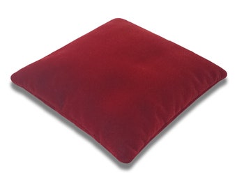 Red Velvet Tiara & Crown Display Pillow, 'Bean Bag' Support, 3 Sizes, 5.5 Thru 7.5 Inch, TPV4