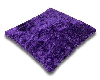 Purple Crushed Velvet Tiara & Crown Display Pillow, 'Bean Bag' Support, 4 Sizes, 5.5 Thru 8.5 Inch, TPV36