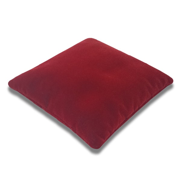 Red Velvet Tiara & Crown Display Pillow, 'Bean Bag' Support, 3 Sizes, 5.5 Thru 7.5 Inch, TPV4