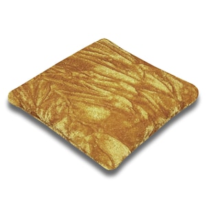 Gold Crushed Velvet Crystal Pillow Sphere or Point Display Stand, 4 Sizes, 3.0 thru 5.5 Inch