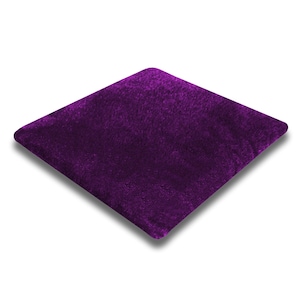 Violet Purple Velvet Crystal Display Pillow Support