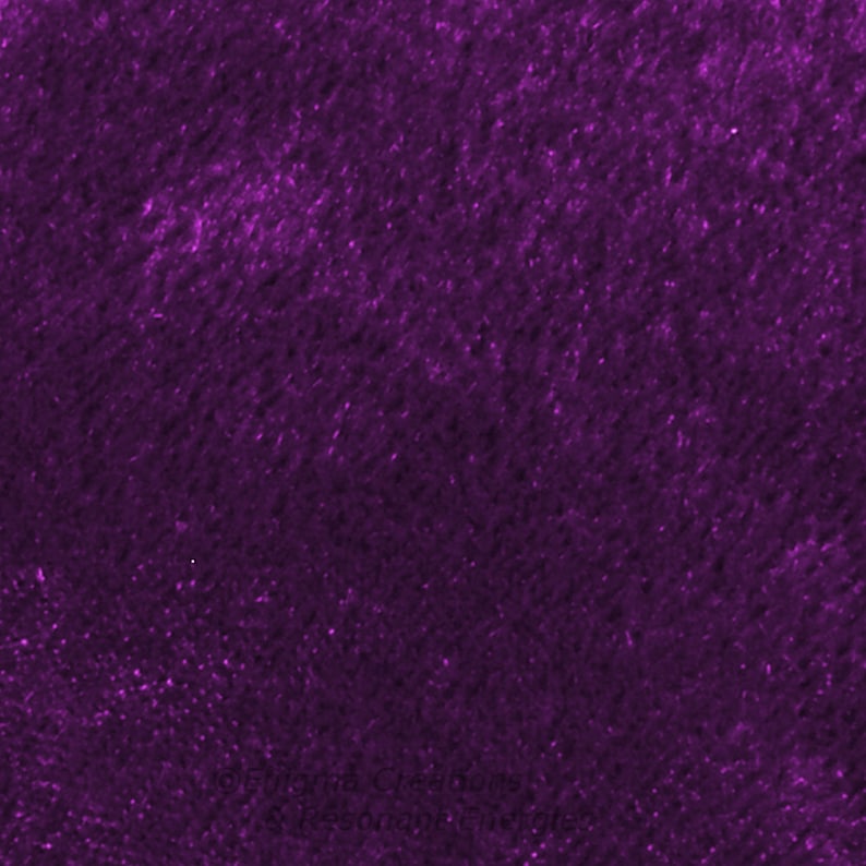 Violet Purple Velvet Crystal Display Pillow Support