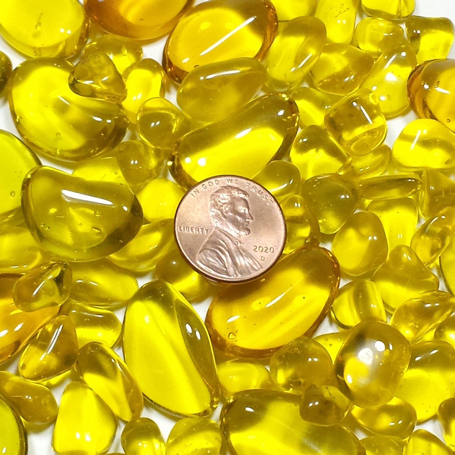 Yellow Obsidian Tumbled Polished Stones Small Size Gift or Etsy