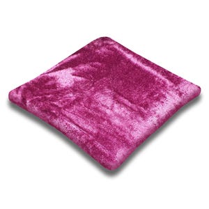 Rose Pink Crushed Velvet Crystal Pillow Sphere or Point Display Stand, 4 Sizes, 3.0 thru 5.5 Inch