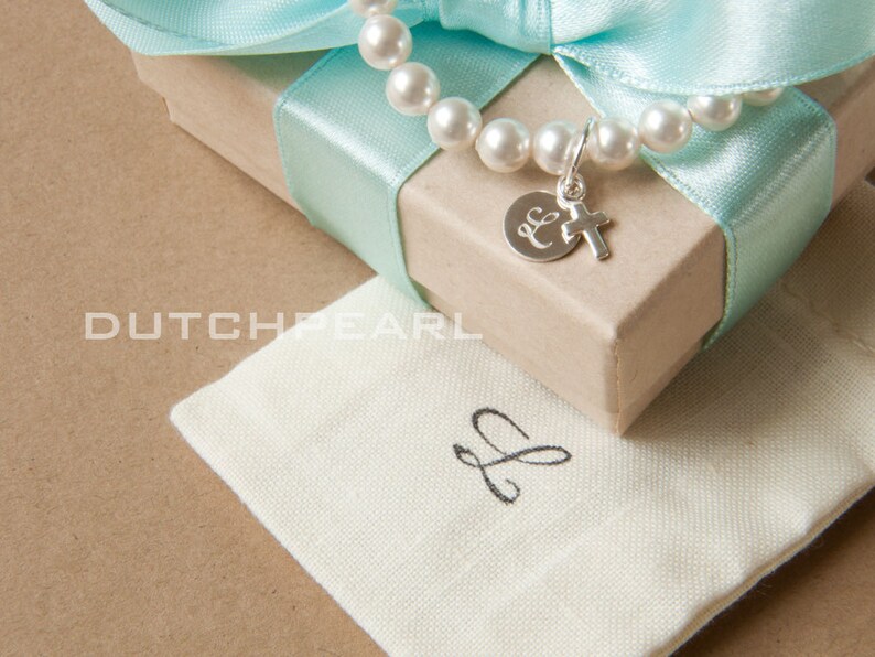 Personalized religious kids jewelry bracelet with cross Etsy