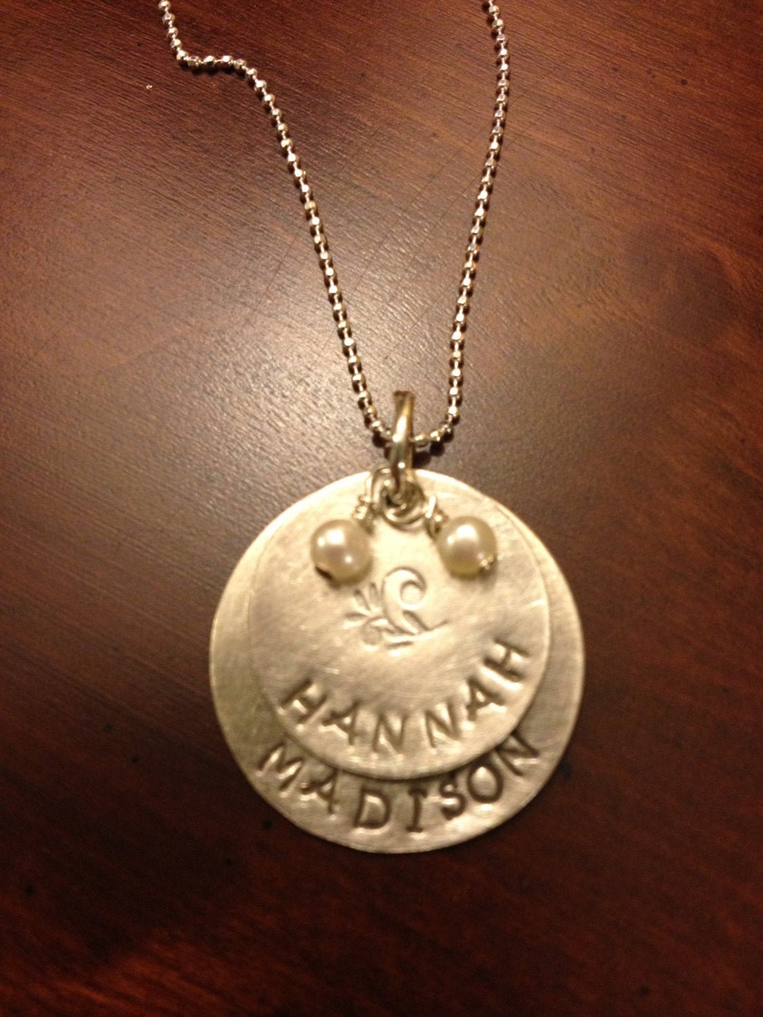 Personalized Family Necklace/ Mom Jewelry/ Stacking Mother's Necklace