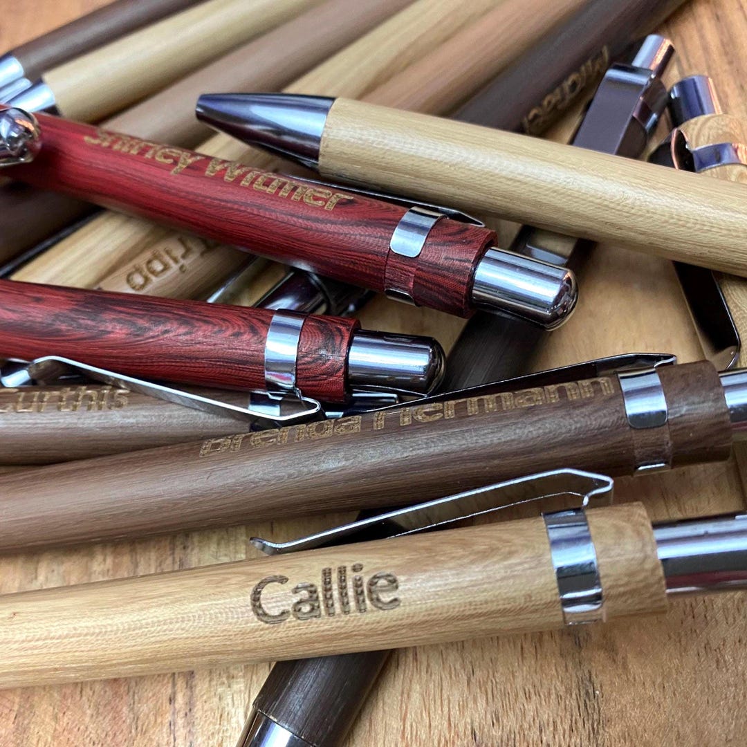 Custom Engraved Wooden Pen – Personalized Gift for Graduation ...