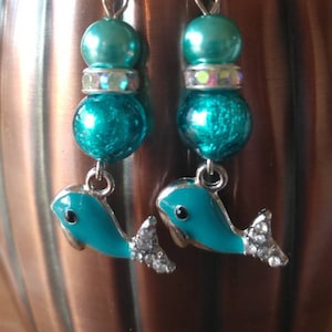 Whale Earrings