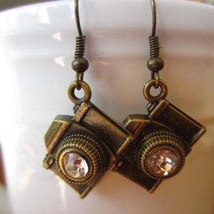 Camera Earrings