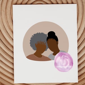 Set of 3 Three // Mother's Day Card // African American Mothers Day // Black // BIPOC // Greeting Cards image 7