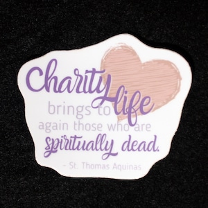 St Ignatius of Loyola Charity Sticker - 3&quot;