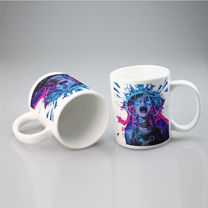 Vi Arcane Mug – League of Legends Anime Coffee Mug, Gamer Gift, Piltover Brawler Cup