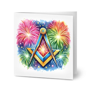 10 x biglietti di celebrazione massonica (confezione da 10)