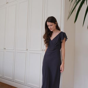 Vintage Inspired Bias Dress | Slip Dress Pattern PDF | Maxi dress | Satin Dress Pattern | Bias Cut Dress | INSTANT Download | XXS-5XL image 2