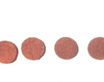 16 Med Phonograph Lid Felt Bumpers for Victrola /& other Phonographs Green
