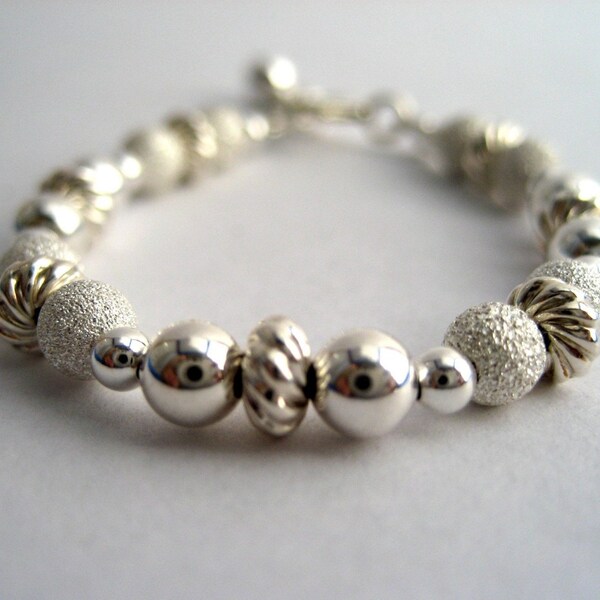 Handmade Sterling Silver Baby Bracelet