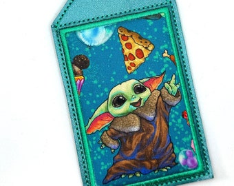 Grogu, Baby Yoda, Star Wars,Luggage Tag, Keychain, ID card, Gift for girls, Travel Accessories.