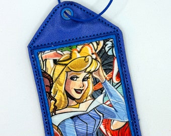 Cinderella, Princess, Travel accessory, Luggage Tag, Keychain, ID card, Travel Card.