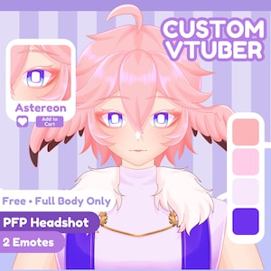 Custom VTuber Live2D Model | VTuber | VTuber Model | VTuber Asset | VTuber Commission | Rigging | Vtuber Commission, Vtuber Streamer, Live2d