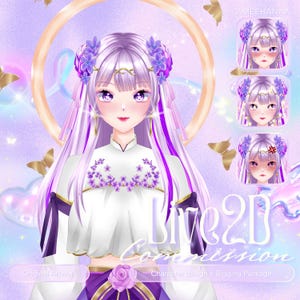 Custom VTuber Model Live2D Commission | Anime Art | Vtuber Assets | Vtuber Model | PNGTuber | Vtuber Male & Female | Vtuber Model Commission