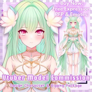 Custom VTuber Model Live2D Commission | Anime Art | Vtuber Assets | Vtuber Model | PNGTuber | Vtuber Male & Female | Vtuber Model Commission