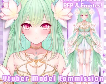 Custom Live2D VTuber Model: Anime Character Design & Rigging