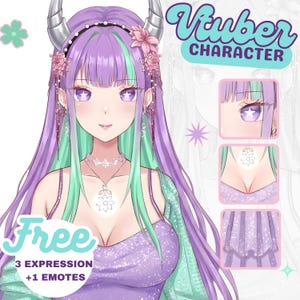 Custom Live2D VTuber Model: Character Design & Rigging
