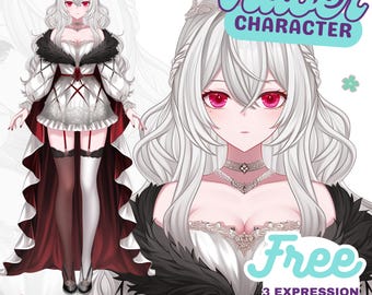 Custom Anime Vtuber Model: Live2D Model, Rigging & Vbridger