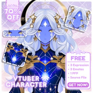 Custom Live2D VTuber Model: Anime Character Design & Rigging