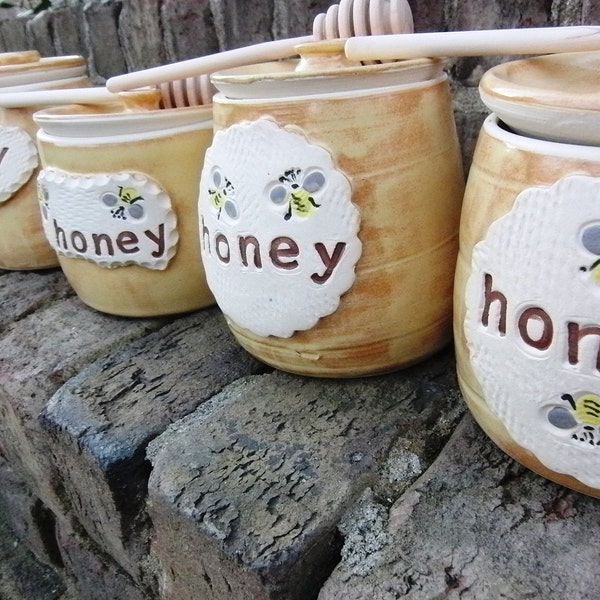 Wheel-Thrown Honey Pots