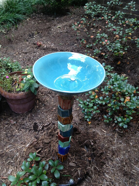 Garden Bird Bath Etsy