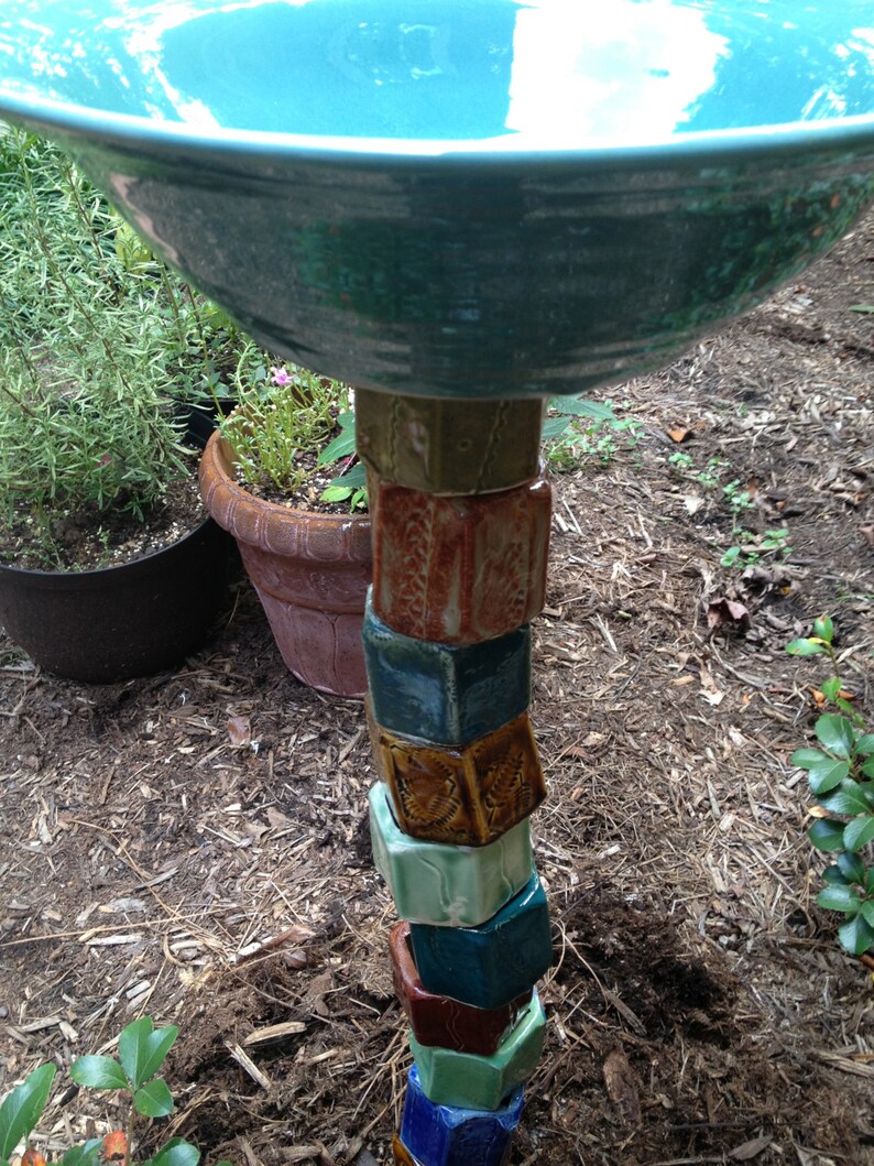 Garden Bird Bath Etsy
