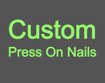 Custom Football Press On Nails