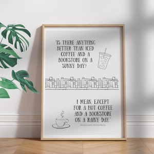 Book Lovers Wall Art | Emily Henry | Romance Book Quote | Digital Download