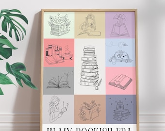 In My Bookish Era Wall Art Print | Taylor Inspired Poster | Digital Download