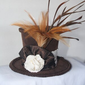 Cream and Brown Fascinator - Etsy