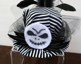Steampunk Mini Hat Fascinator- Nightmare Before Christmas